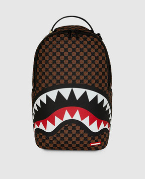 Sprayground Children's brown backpack CROWN JEWEL SHARKS IN PARIS 910B8744NSZ