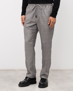 Iceberg Gray checked pants B0605239