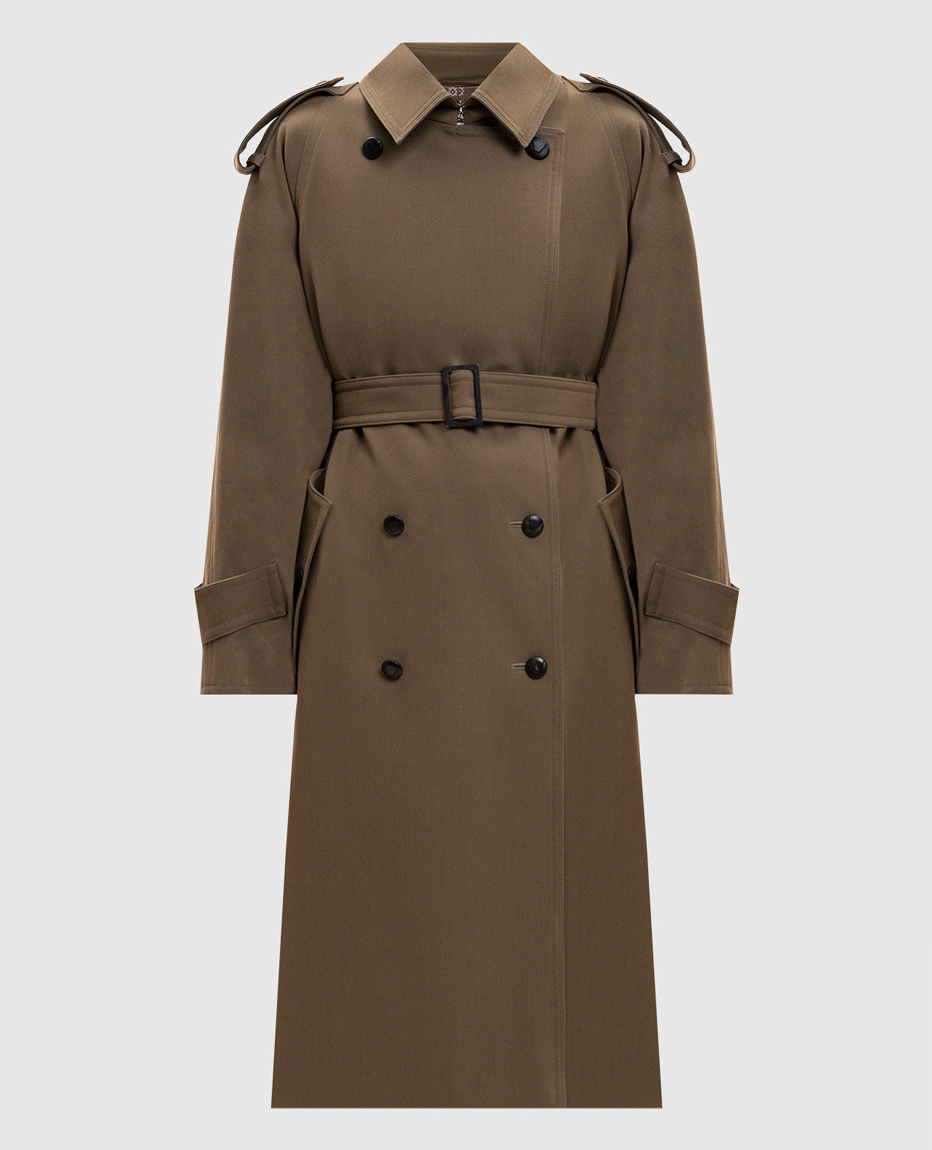 Brown CERTO wool trench coat Max Mara