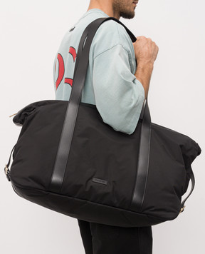Fear of God Black Belted Duffle Travel Bag FG9709022NYL