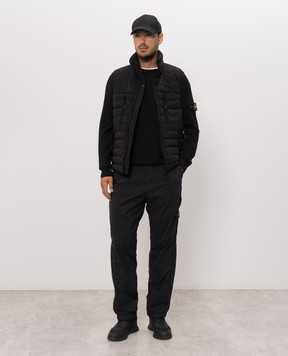 Stone Island Black down vest L2S15G100011S0183