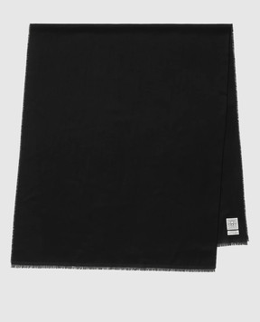 Toteme Black wool scarf 252WSC0079FB0421