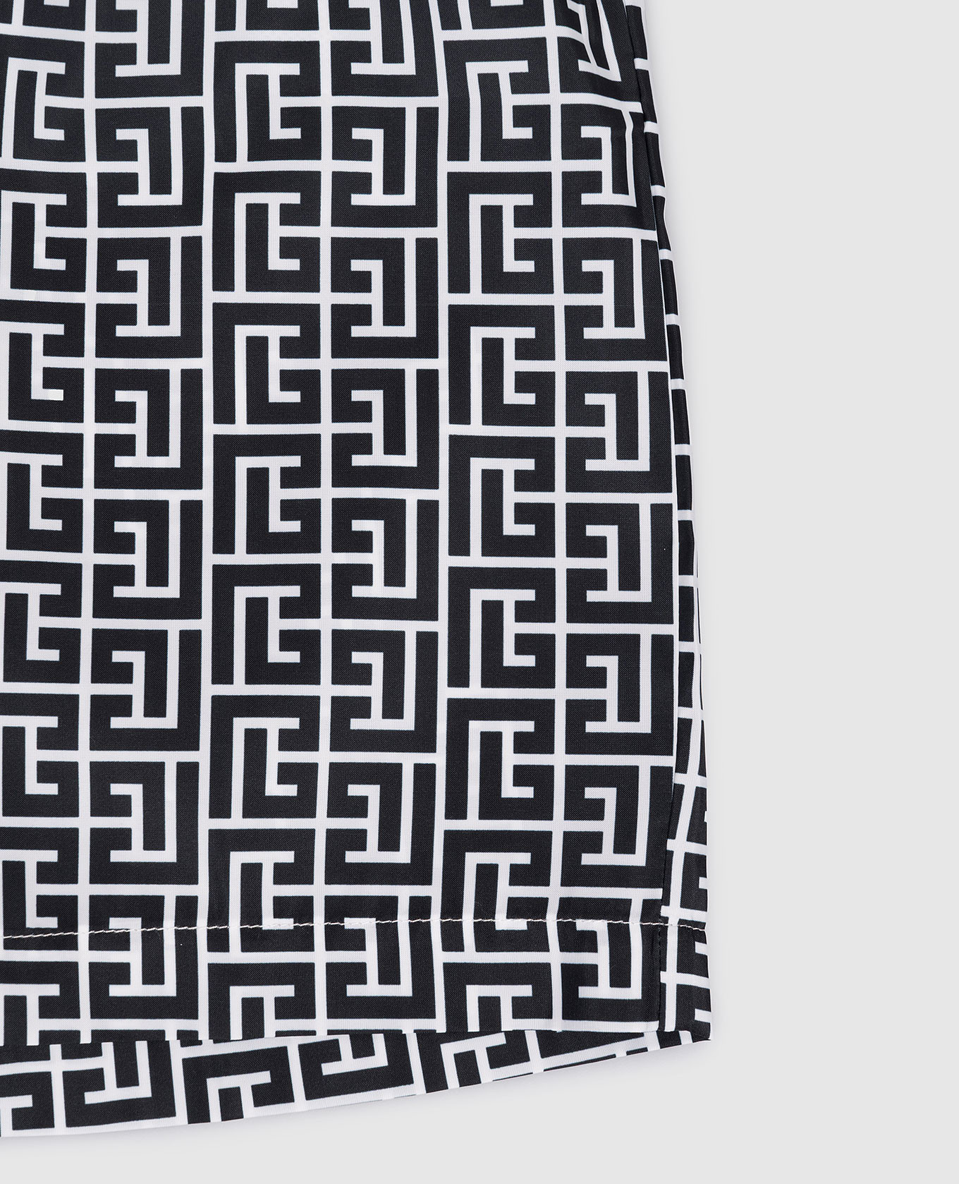 

Children's black swim shorts with branded print Balmain