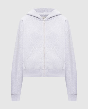Sporty & Rich Grey insulated melange sports jacket with logo embroidery ST10284300GY03w