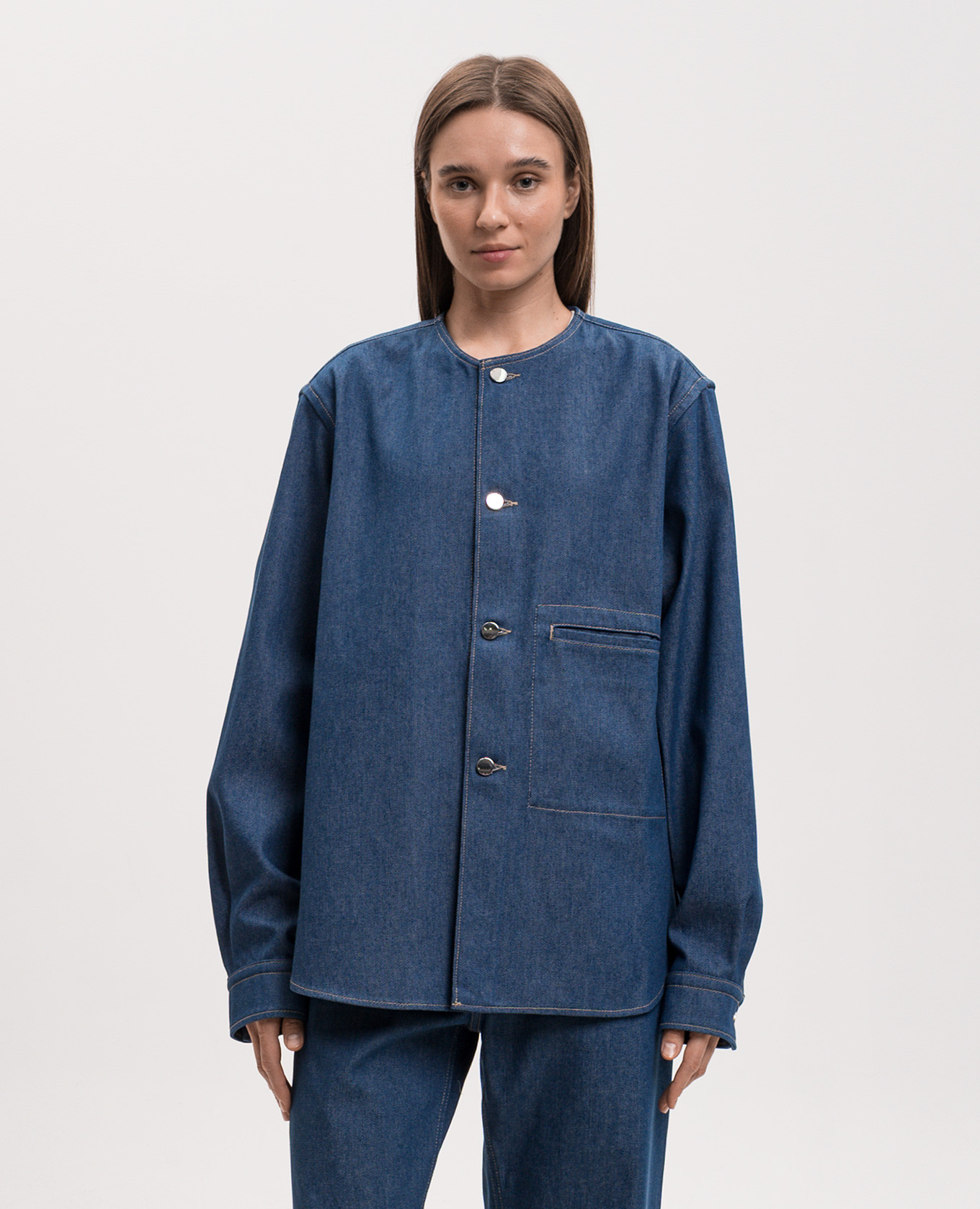 

Barna blue denim shirt Sofie D`Hoore