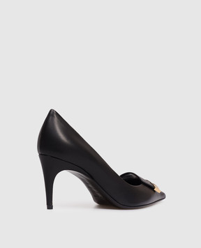 Sergio Rossi Black leather shoes Sr Evolv B14490MMVN13