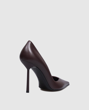 Le Silla Vivienne burgundy leather shoes 4216D090BXPPNEM