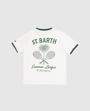 MC2 SAINT BARTH Dean children's white t-shirt DENA00103846L
