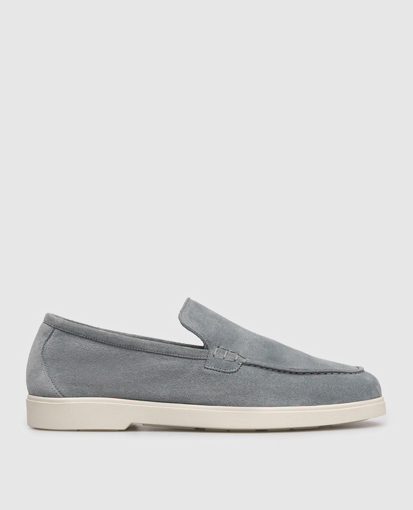 

Saville grey suede loafers MooRER