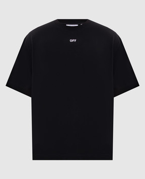 Off-White Black T-shirt with OFF logo 44MAA120S26J00Y