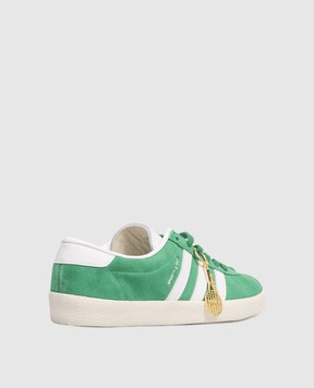 Sporty & Rich S&R Blanc green suede sneakers JP8560