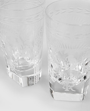 Stefano Ricci Set of crystal glasses with a pattern OCRG01CESEL