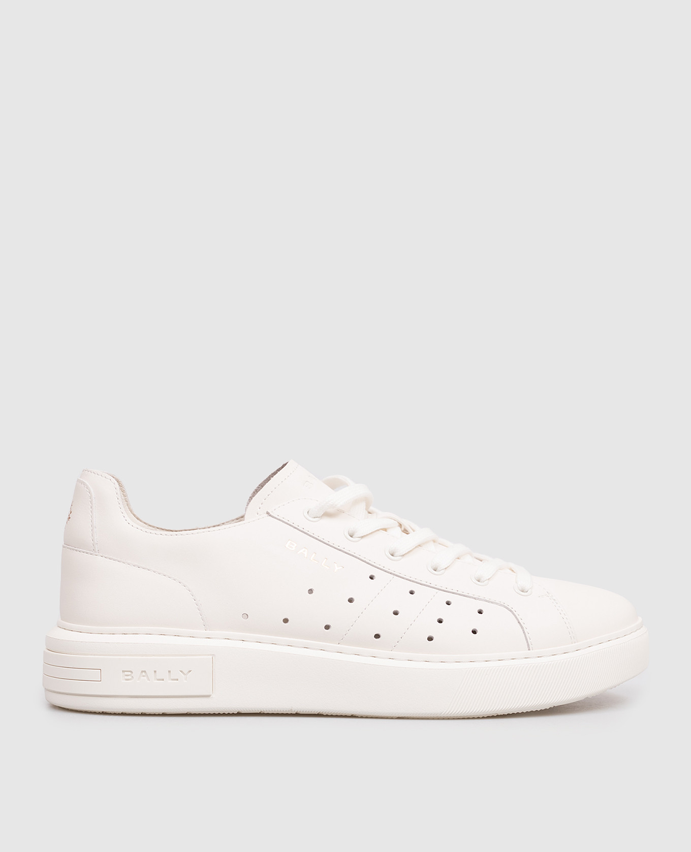 

White leather Lift sneakers Bally