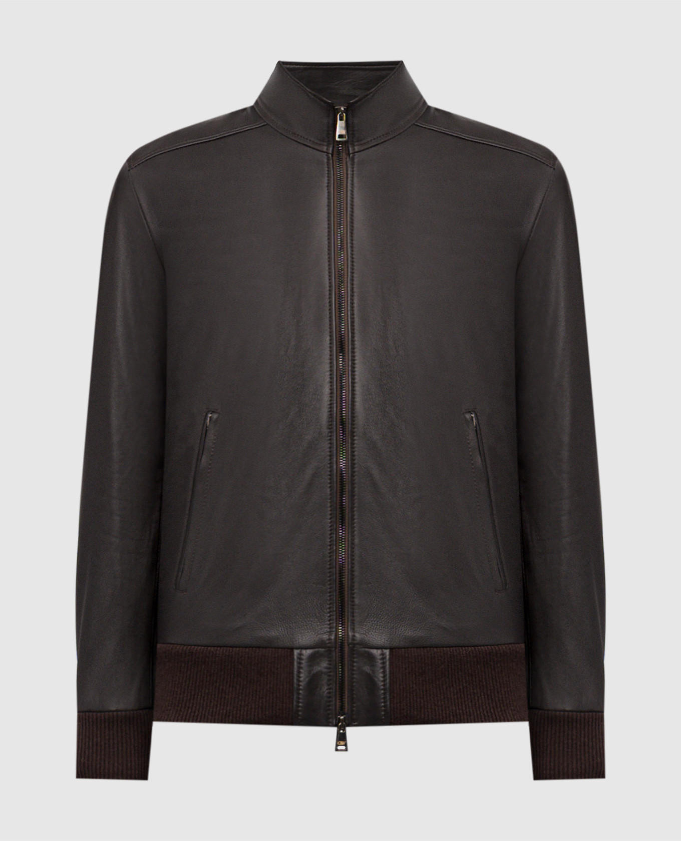 

Brown leather jacket Cashmere&Whiskey