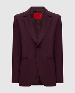 Max & Co Burgundy jacket with wool MCOCAMERA