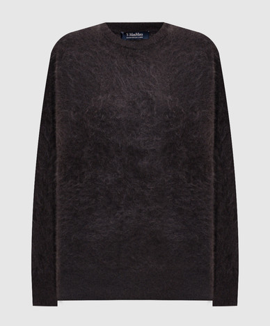 CHICCA dark brown cashmere sweater