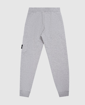 Stone Island Children's gray insulated joggers L2S166200001S0M2014
