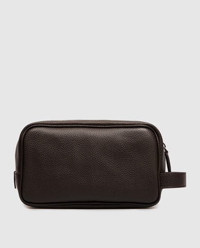 Gianni Chiarini Brown leather Florence toiletry bag BCUB20286GRNCRV