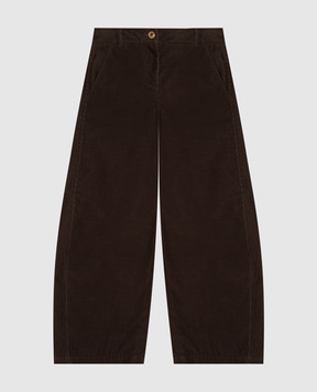 Moncler ENFANT Children's brown corduroy pants L29542A0000854APL