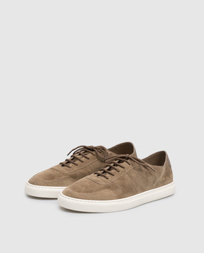 Common Project Brown suede Bball sneakers 2540