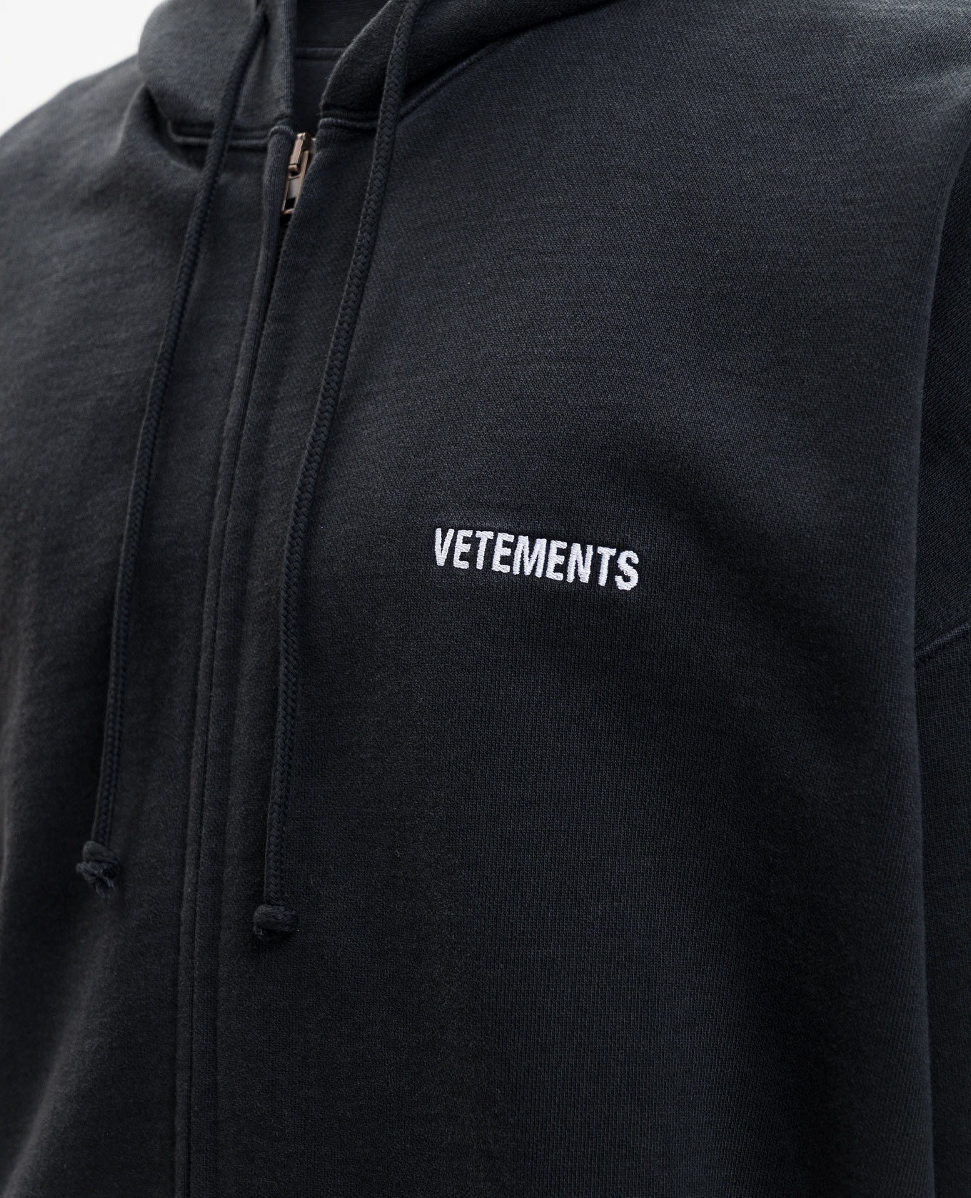

Black sports jacket with logo embroidery Vetements