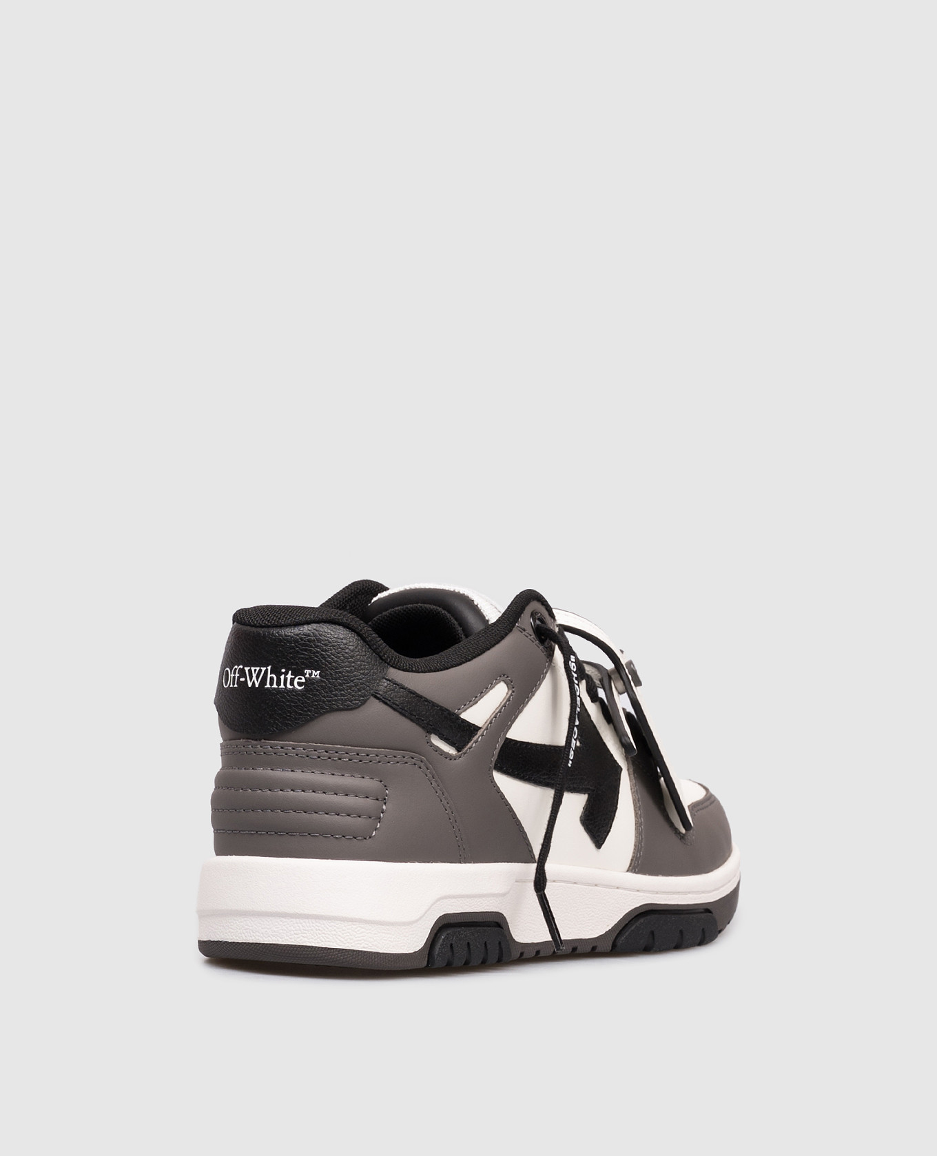 

Out Of Office grey leather sneakers Off-White