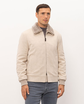 Cashmere&Whiskey Beige jacket U636I26