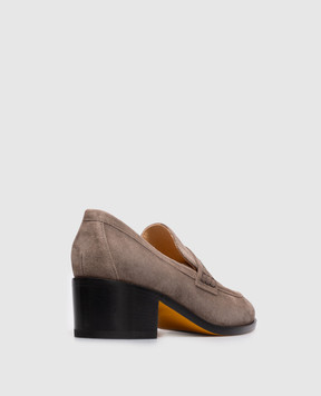 Doucal's Gray suede shoes DD8928CELYUF252