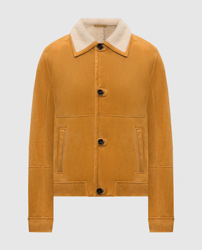 Stefano Ricci Brown sheepskin coat M7J6300110LACONY