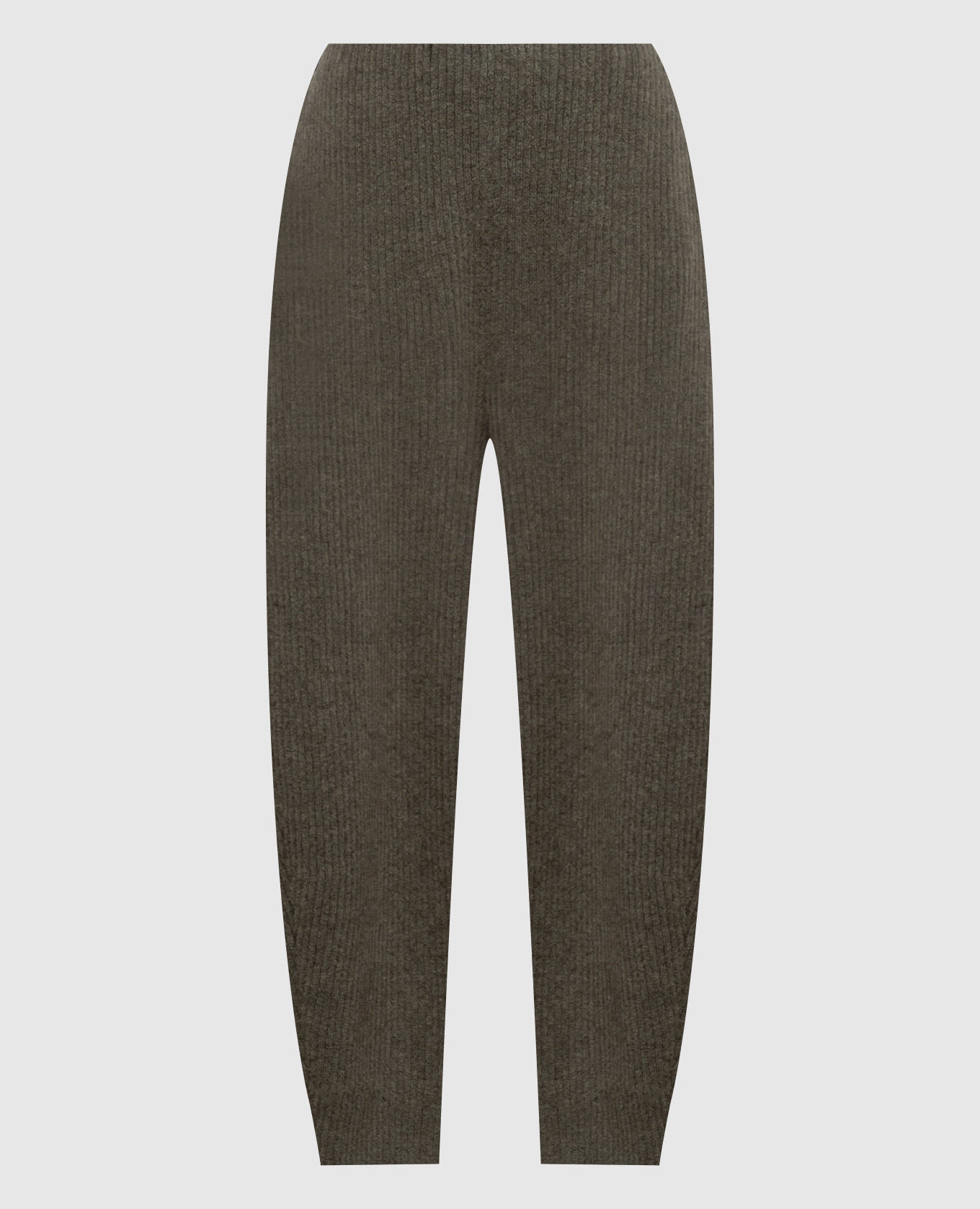 Khaki pants with wool