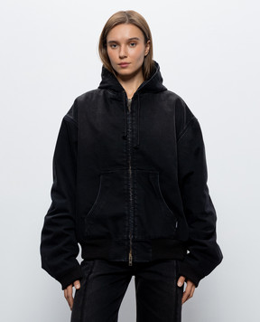 Vetements Black denim jacket MH27DJ067Bw