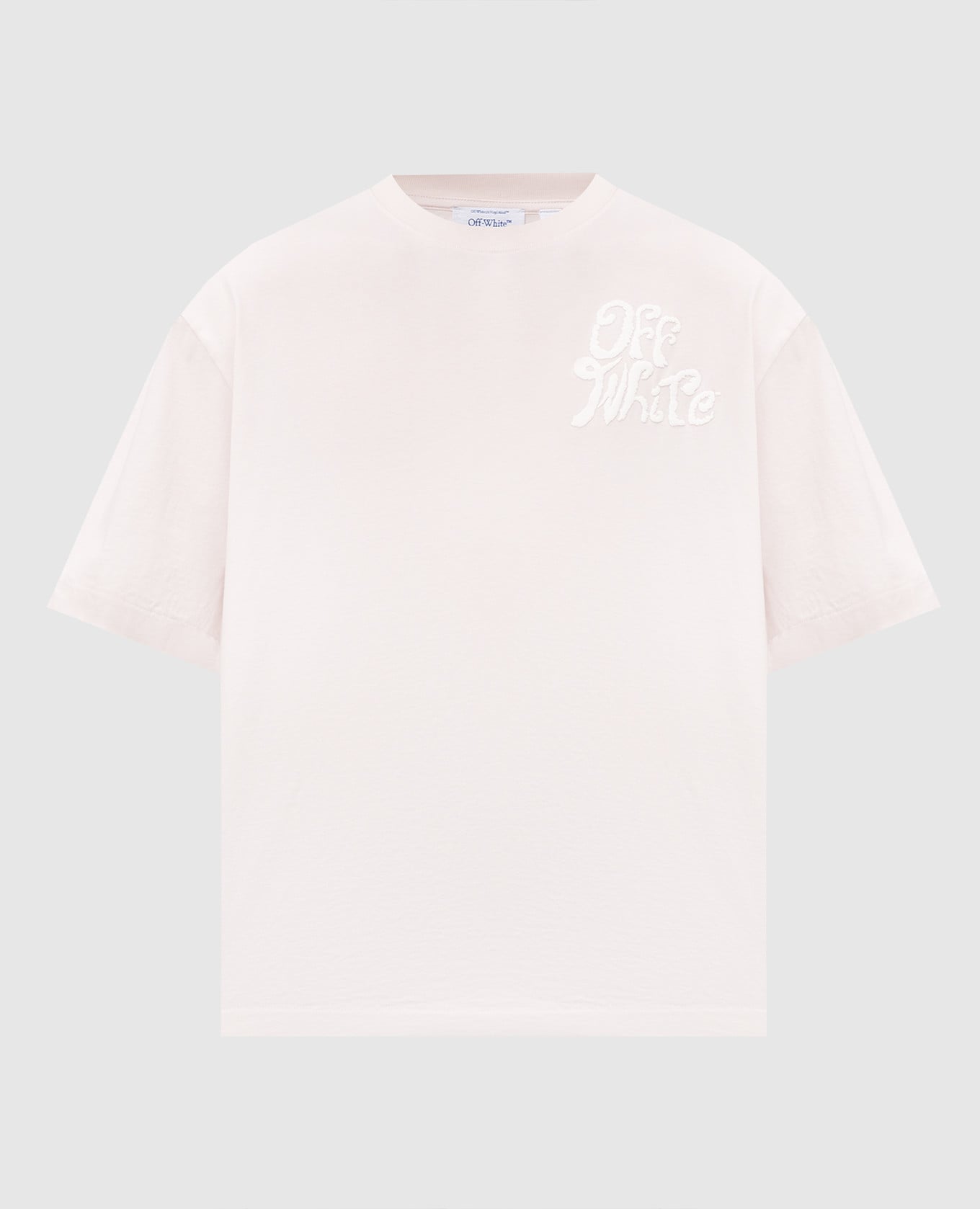 Pink T-shirt with logo print