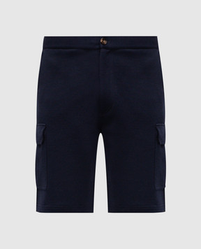 Brunello Cucinelli Blue cargo shorts MM8313222G