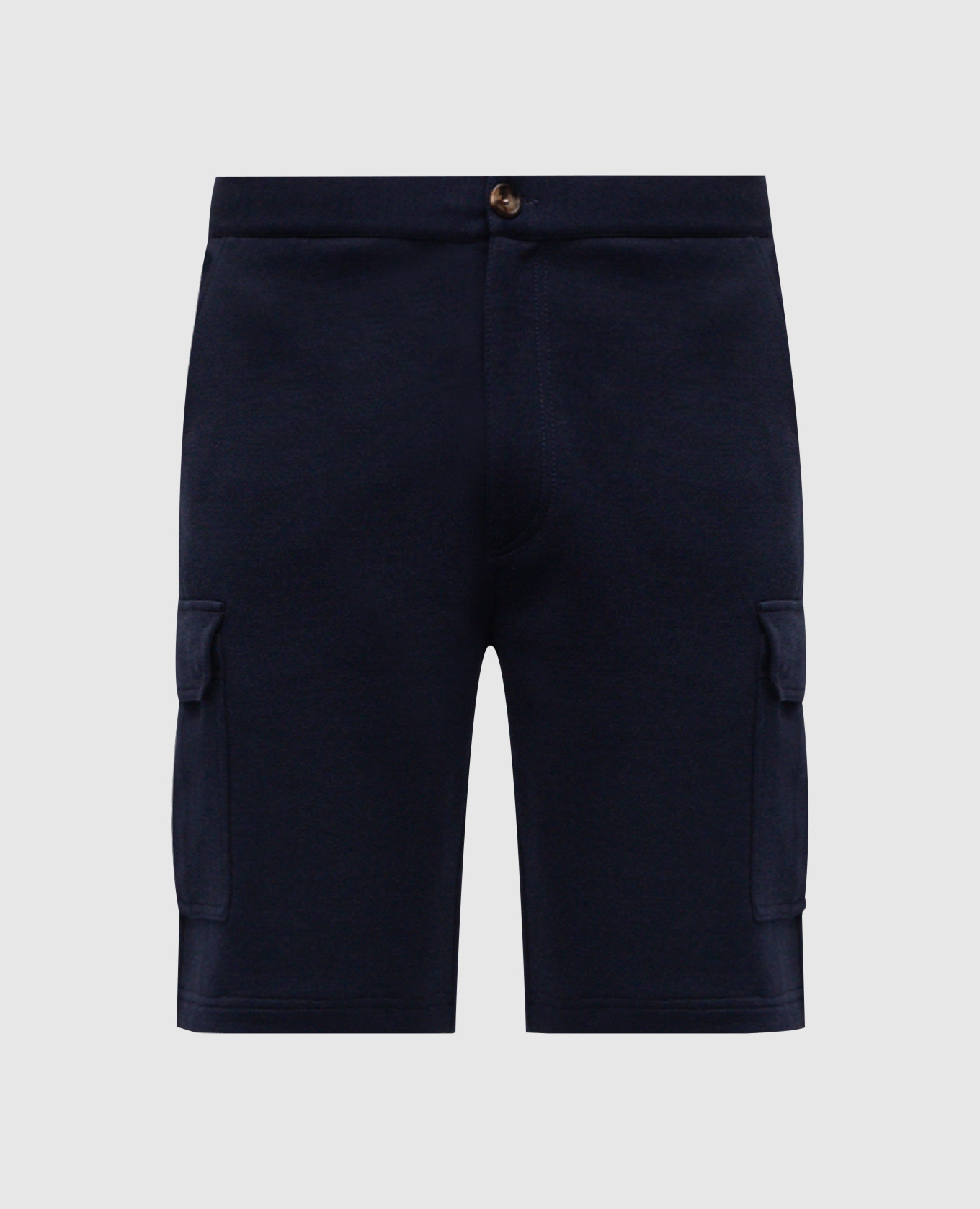 Blue cargo shorts