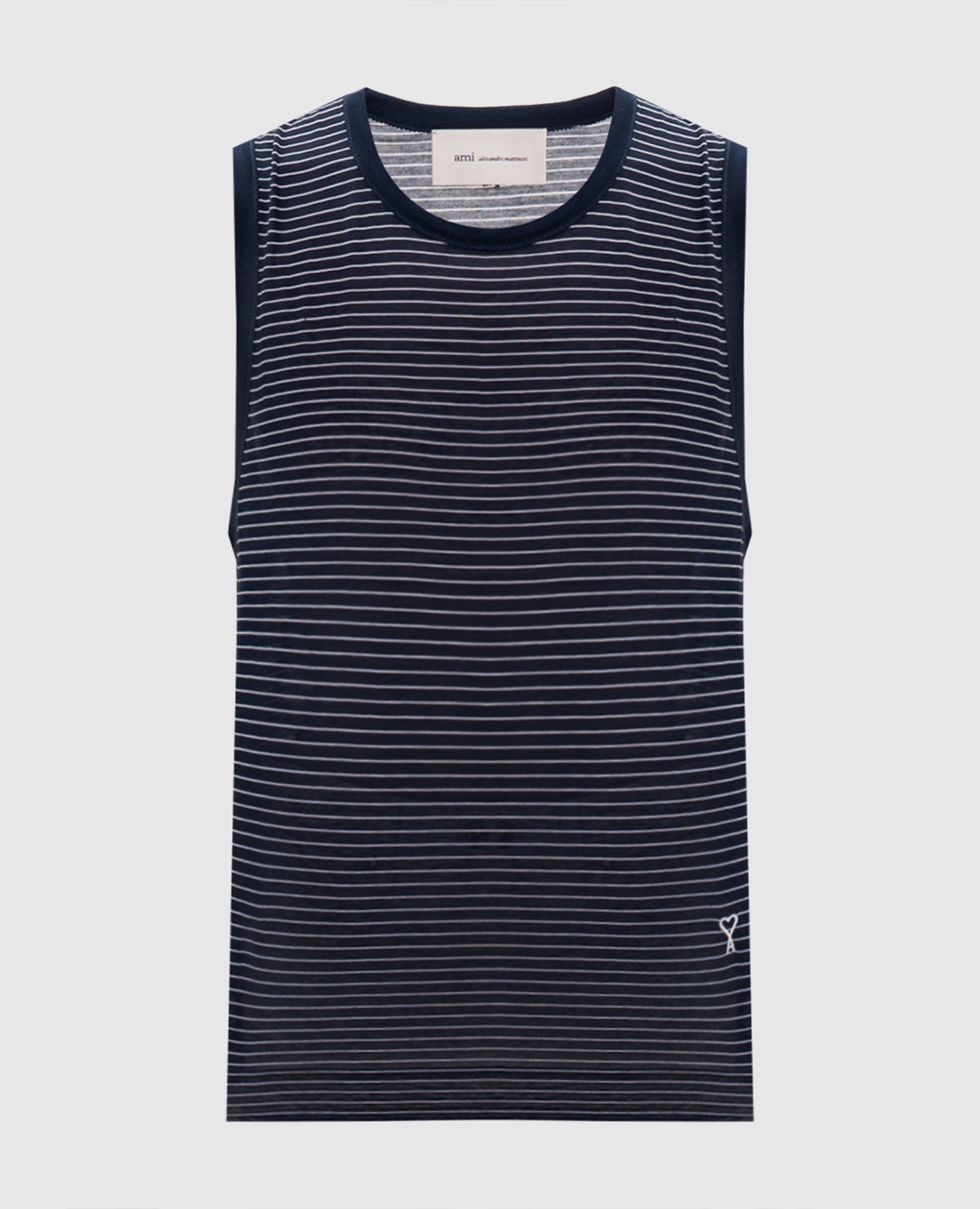 Blue striped T-shirt Ami Paris