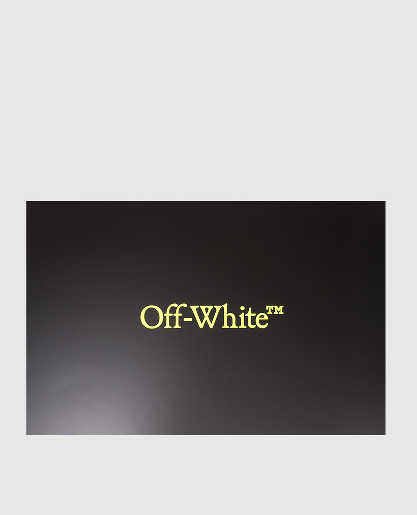 

Black backgammon set with logo Off-White