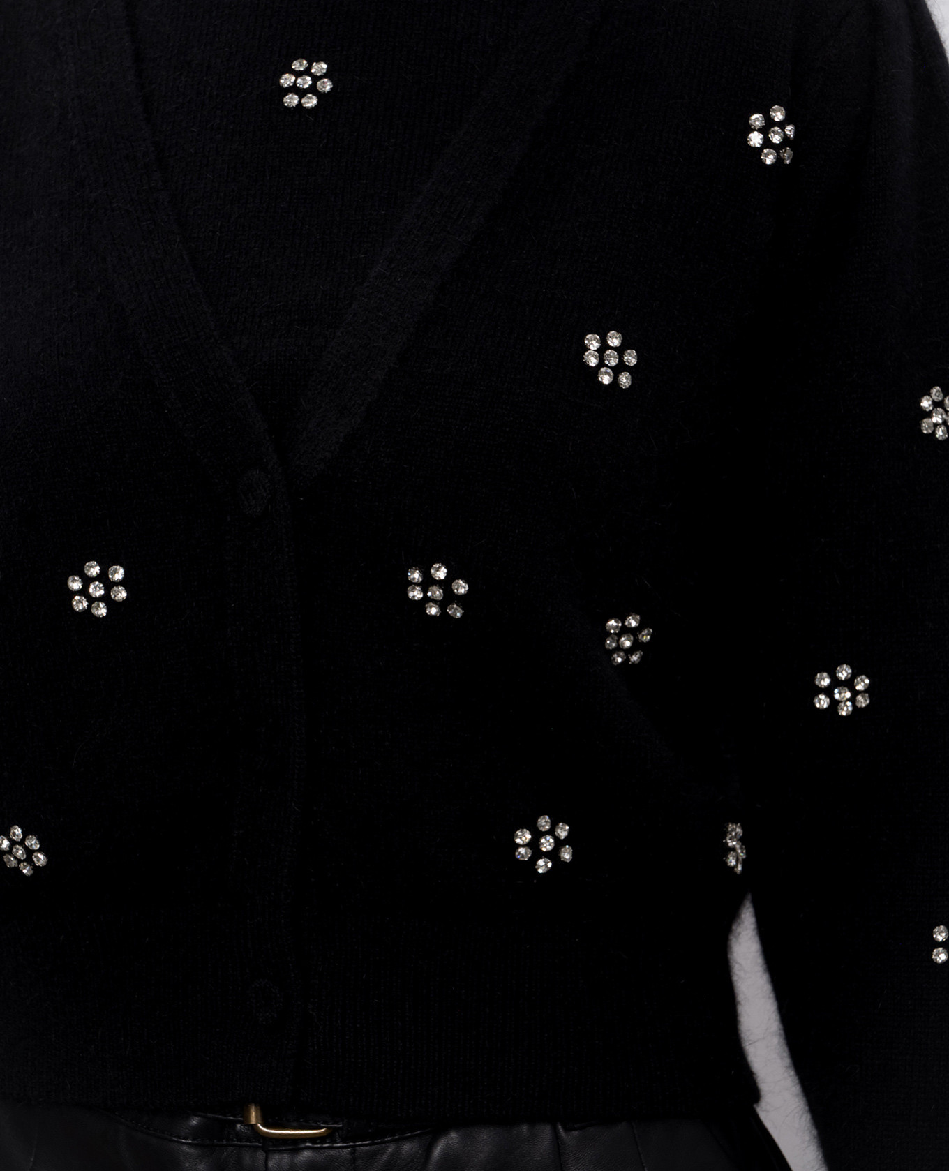 

Black cardigan with angora wool Twinset