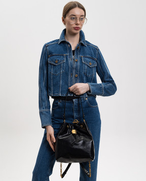 Balmain Black leather Pulse backpack GN1GE036LMTE