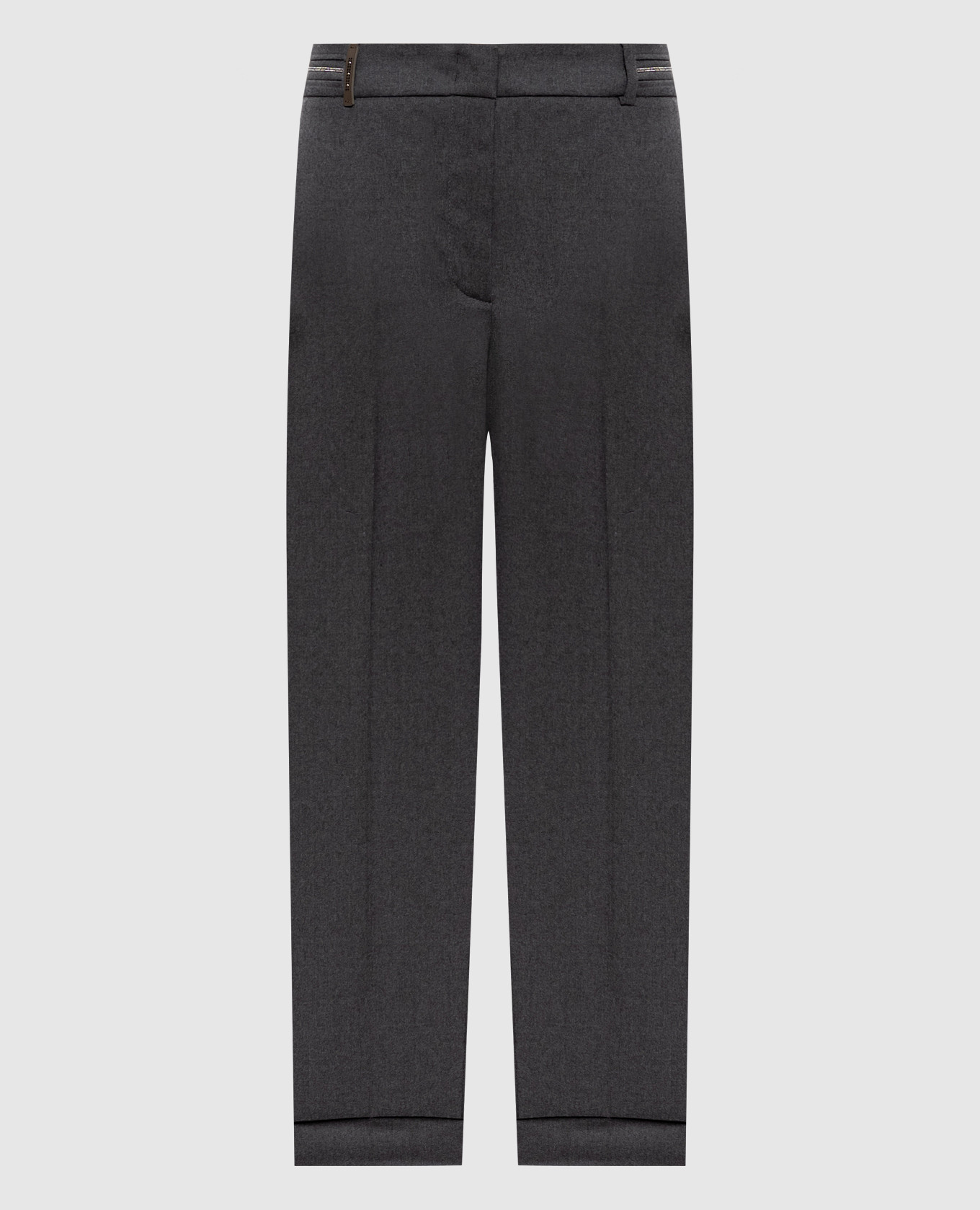 

Gray pants with wool Peserico, Grey