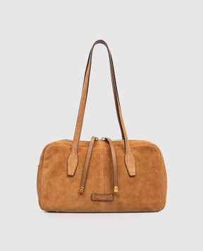 Gianni Chiarini Brown suede bag Aryna BS12219CMPL