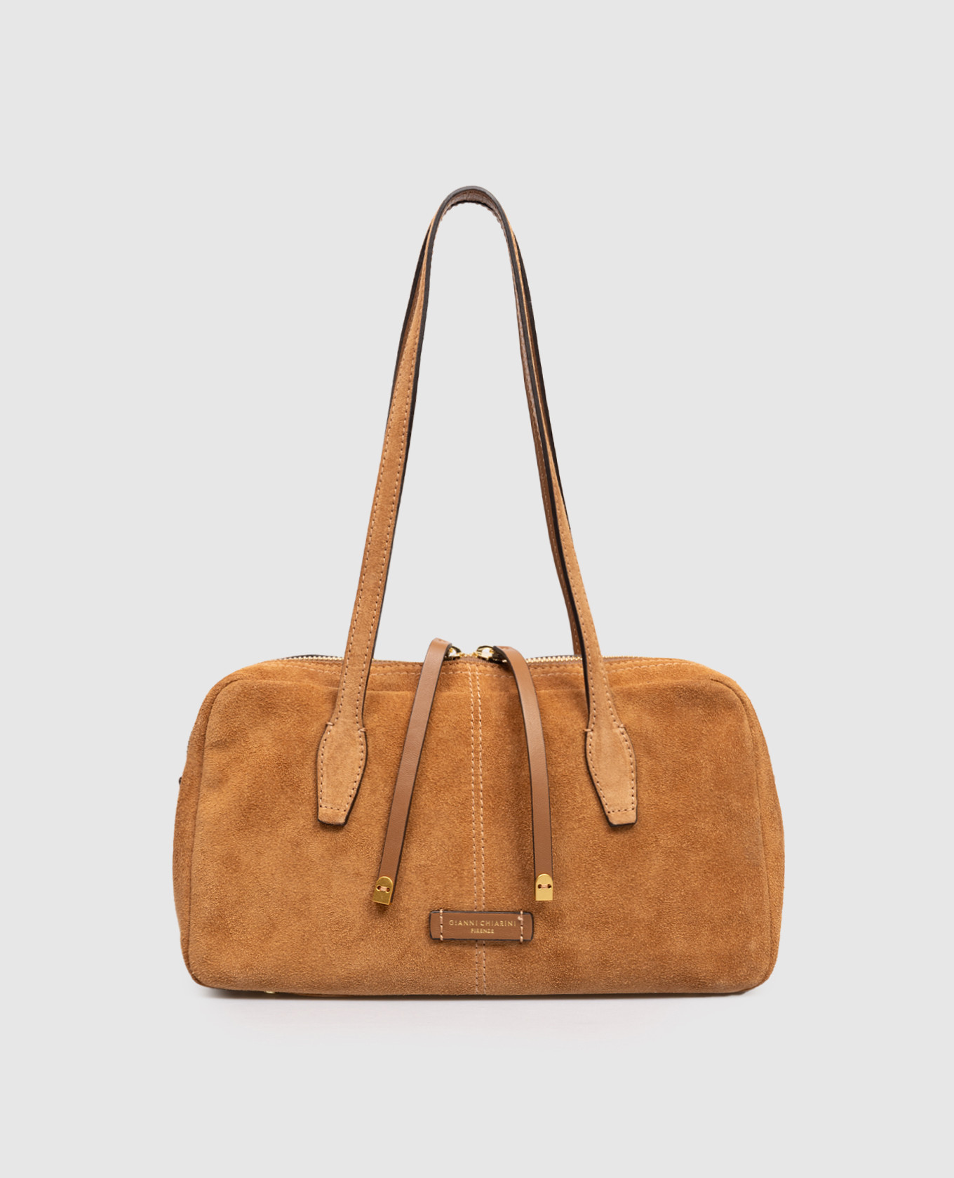 

Brown suede bag Aryna Gianni Chiarini