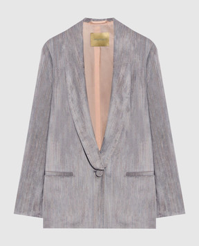 Momoni Grey Pembroke Corduroy Jacket MOJA01727MO