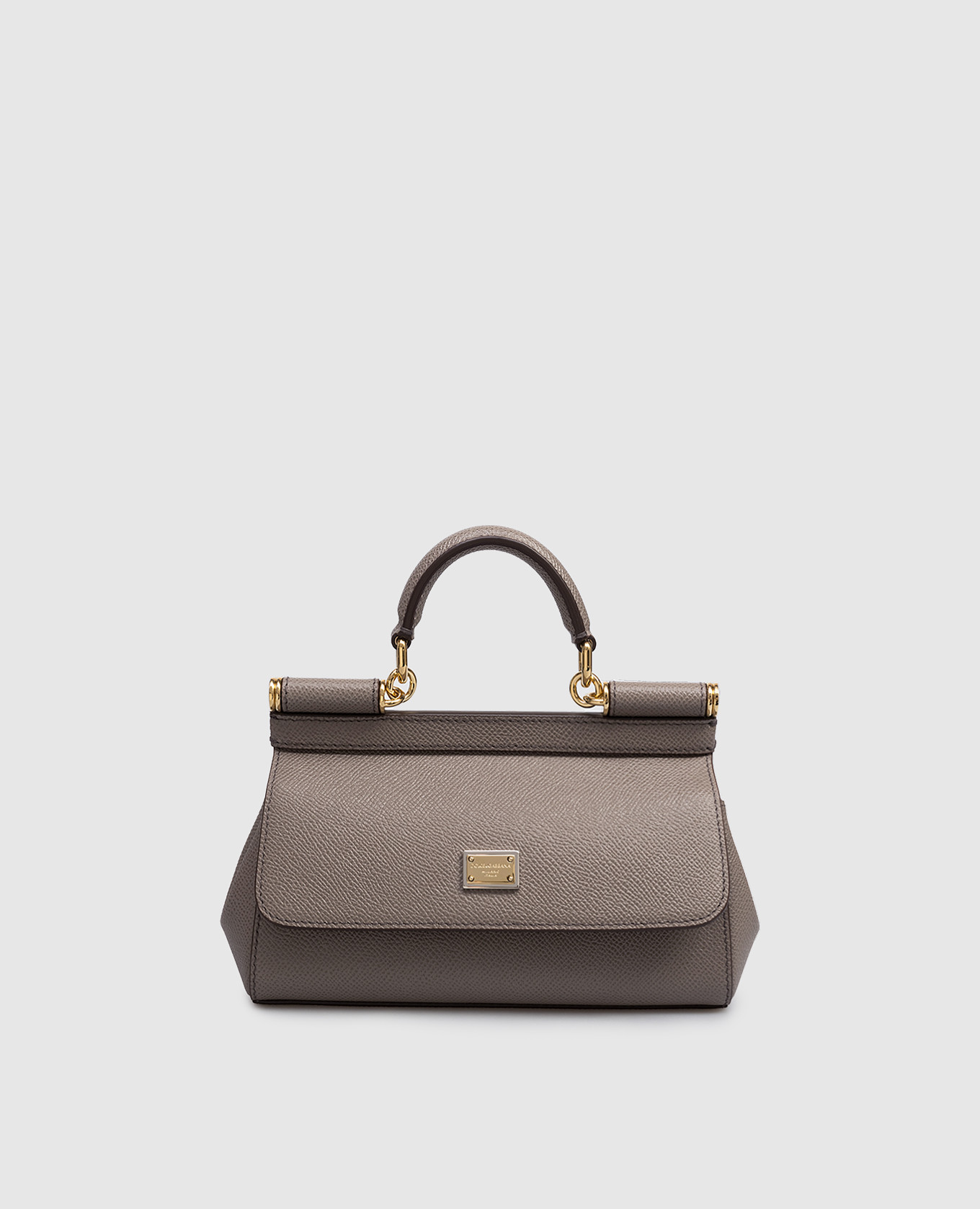 

Grey Sicily leather mini bag Dolce&Gabbana