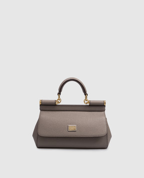 Dolce&Gabbana Grey Sicily leather mini bag BB7116B1001