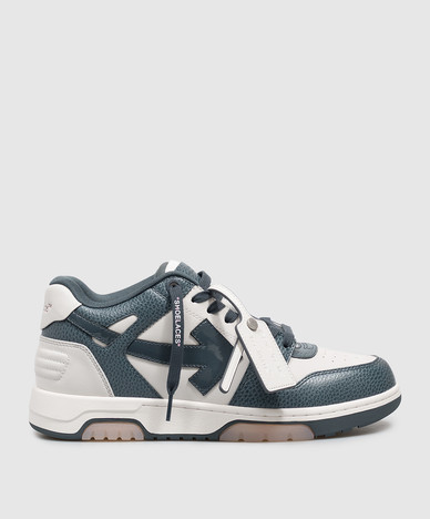 Out of Office leather sneakers with patent logo