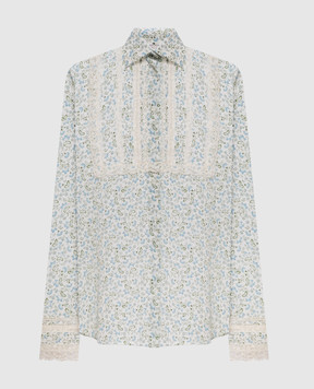 Ermanno Scervino Floral print silk blouse D482K345APXWE