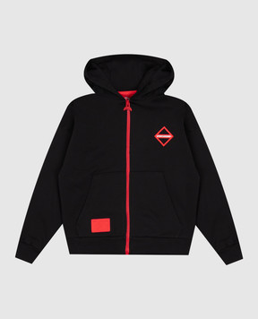 Sprayground Children's black sports jacket Touch of Red SPY1509GBLK