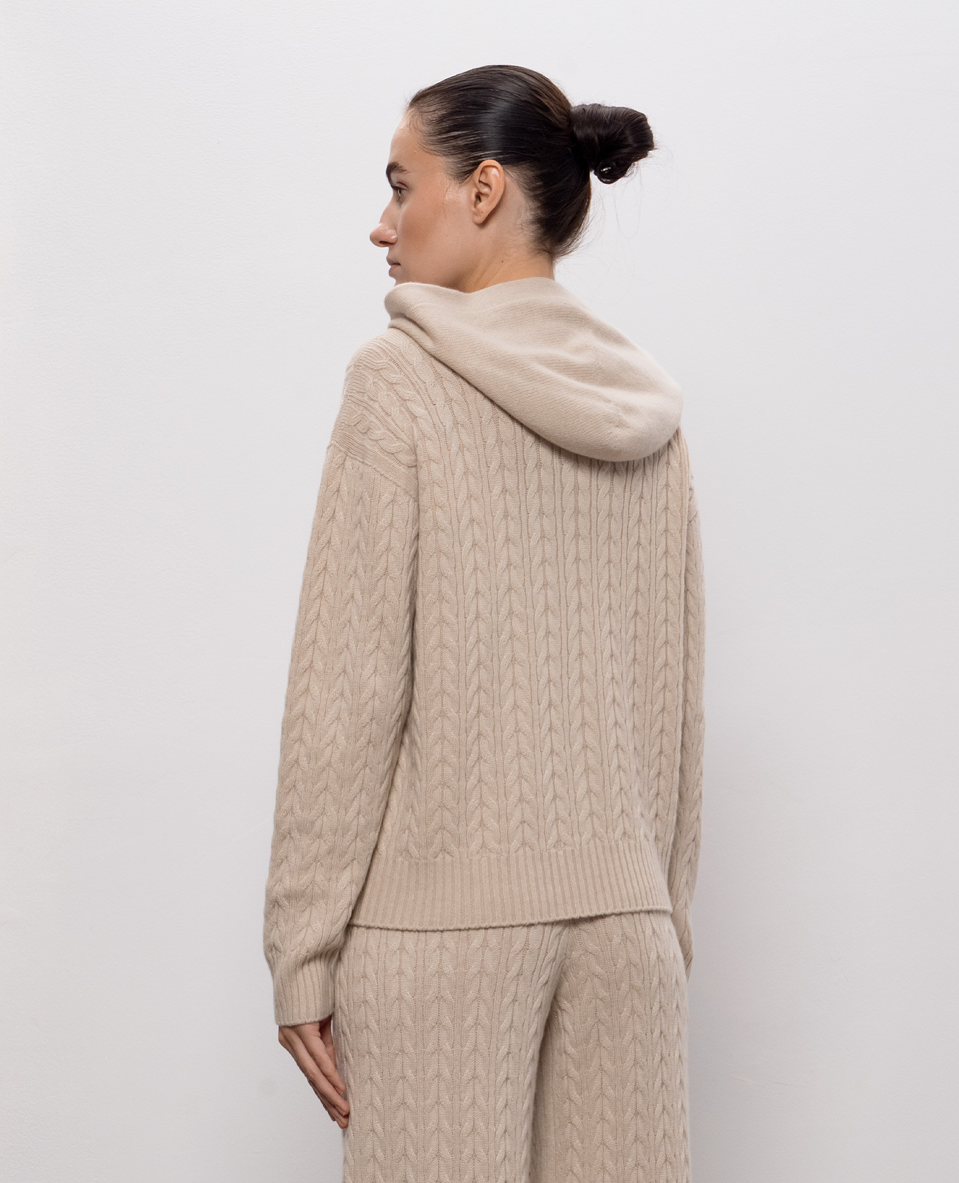 Beige cashmere sports jacket Agnona 4