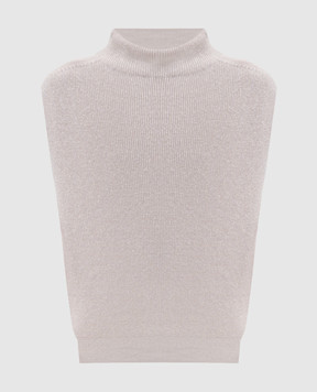 Peserico Beige vest with wool A99861F129U470
