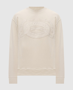 C.P. Company Green sweatshirt with logo embroidery MSS174A006453O